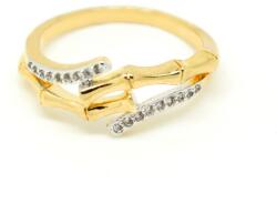 Pami Accessories Inel placat cu aur Rachel, 18 mm, IC-50, Argintiu/Auriu