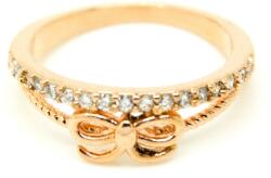 Pami Accessories Inel placat cu aur roz fundita, 17.2 mm, IC-40, Auriu roze