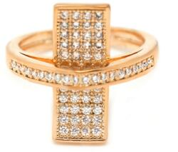 Pami Accessories Inel placat cu aur roz Wendy, 17.6 mm, IC-70, Auriu roze