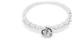 Pami Accessories Inel placat cu aur alb Donna, 18 mm, IC-30, Argintiu