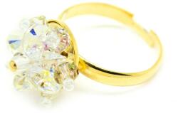 Pami Accessories Inel placat cu aur Sheila, 18 mm, IC-80, Auriu