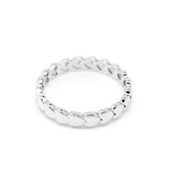 Pami Accessories Inel placat cu aur alb Margaret, 16.7 mm, IC-30, Argintiu