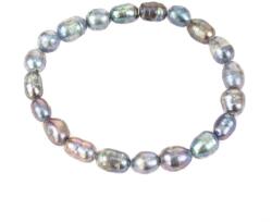 Pami Accessories Bratara de dama cu perle sidefate, BP-50, 18 cm, Multicolor