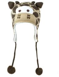 Pami Accessories Caciula pentru baieti Pami Giraffe tricotata 3-7 ani, Maro