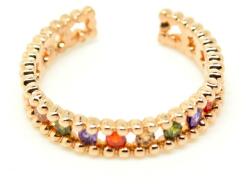 Pami Accessories Inel placat cu aur roz Joyce, 17.6 mm, IC-40, Auriu roze