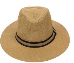Pami Accessories Palarie paie panama barbat, PB-1220-89, Camel