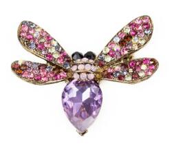 Pami Accessories Brosa dama libelula, lila