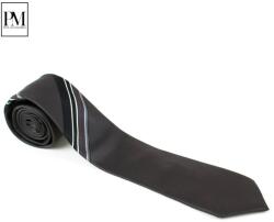 Pami Accessories Cravata barbati Pami cu dungi, B517-238D-7, Gri inchis