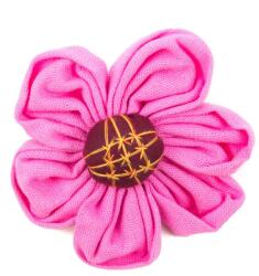Pami Accessories Brosa dama handmade floare, 9x9 cm, roz