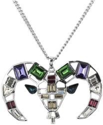 Pami Accessories Colier berbec cristale Swarovski, 84 + 5 cm, CLC-200, Argintiu