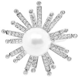 Pami Accessories Inel placat cu aur alb Suzanne, 17.6 mm, IC-120, Argintiu