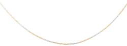 Pami Accessories Lantisor placat cu aur, 45 cm, CLC-20, Argintiu/Auriu