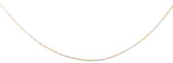 Pami Accessories Lantisor placat cu aur, 45 cm, CLC-20, Argintiu/Auriu