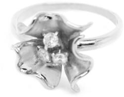 Pami Accessories Inel Abstract Flower, IF-30, 17.6 mm, argintiu