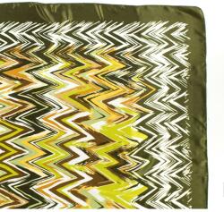 Pami Accessories Batic dama Pami Zigzag, 90x90 cm, Verde