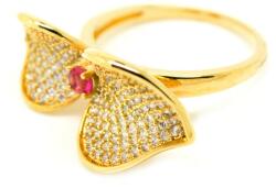 Pami Accessories Inel placat cu aur Elaine, 18 mm, IC-80, Auriu