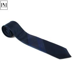Pami Accessories Cravata barbati Pami cu picatele si dungi, B517-238A-2, Bleumarin