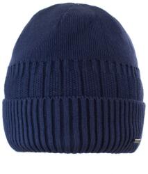 Pami Accessories Caciula barbat din tricot captusita, CB-720-23, Albastru