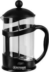 Ertone Infuzor din sticla pentru Cafea/Ceai HB-H 129, filtru inox, 800 ml, Negru (HB-H129)