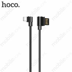 hoco. Long Roam U37 iPhone Lightning Adat- és töltőkábel 90 fokban hajlított 1, 2 méter fekete