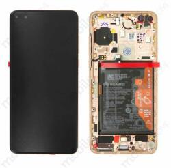 Huawei P40 (ANA-LX4, ANA-LNX9) komplett lcd kijelző érintőpanellel akkumulátorral Gyári Arany