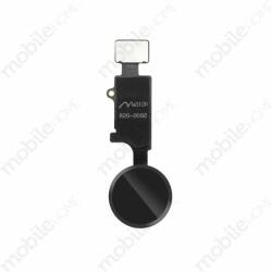  iPhone 7 / 7 Plus / 8 / 8 Plus home gomb (teljes) szalagkábel (flex) fekete