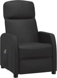 vidaXL Fotoliu de masaj electric, negru, piele ecologică (3073741)