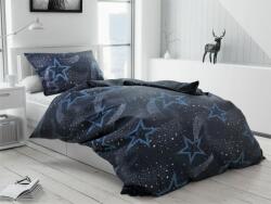 Lenjerie de pat din bumbac Kometa, albastru inchis