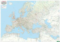 Freytag & Berndt Európa vasúti térképe, Európa falitérkép 1: 5 500 000 124 x 90 cm