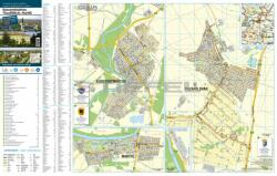 Stiefel Kunszentmárton-Tiszaföldvár-Martfű faléces várostérképe