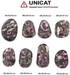  Rubin in Matrice Rulat Natural - 28-36 x 20-25 x 10-17 mm - ( XL ) - 1 Buc