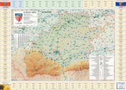  Harta Județului Sibiu cu primării