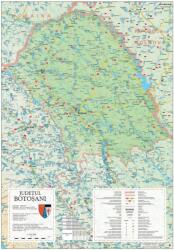Harta județului Botoșani - Editie 2011
