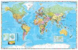  Hartă de perete Statele Lumii cu steaguri