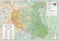 Harta județului Vrancea