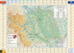  Harta județului Bacău cu primării