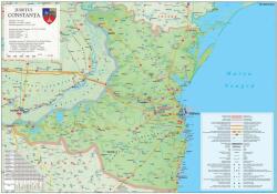 Harta județului Constanța