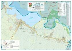  Harta Orașului Mihăilești GR - șipci de lemn