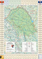  Harta județului Botoșani cu primării