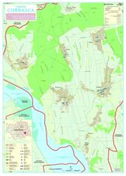  Harta Comunei Corbasca BC - șipci de lemn