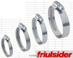 FRIULSIDER Csőbilincs 50-70 / 9 mm W2- FRIULSIDER /25db a rend. egység / (GYK 3801000907000)