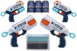 ZURU Set X-Shot Combo Pack cu 2 Blaster Reflex si 2 Blaster Kickback