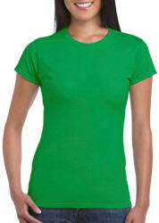 Gildan Női póló Csapott ujjú Gildan Softstyle Ladies' T-Shirt - S, Ír zöld