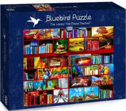 Bluebird Puzzle The Library - The Travel Section 1000 db-os (70212)