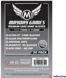 Mayday Games Prémium Magnum Silver kártyavédő: 70 x 110 mm "Elveszett városok" társasjátékhoz (50 db-os csomag) (MDG-7144)