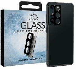 Eiger Folie Protectie Camera Eiger 2.5D Glass Clear EGSP00724 pentru Samsung Galaxy S21 Plus (Negru) (EGSP00724)