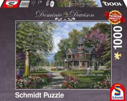 Schmidt Spiele Puzzle Schmidt din 1000 de piese - Conacul cu turn, Dominic Davison (59617)