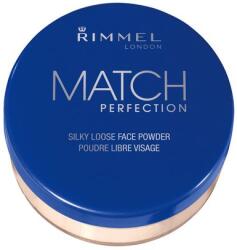 Rimmel Match Perfection pudră ușoară 10 g 001 Transparent
