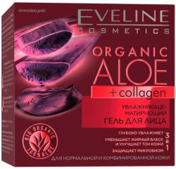 Eveline Cosmetics Gel matifiant și hidratant pentru ten normal și combinat - Eveline Cosmetics Organic Aloe + Collagen 50 ml
