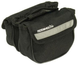 Roswheel Sahoo 12655-A Top tube két részes felsőcső táska, 14x5x11 cm, 1, 5L, fekete